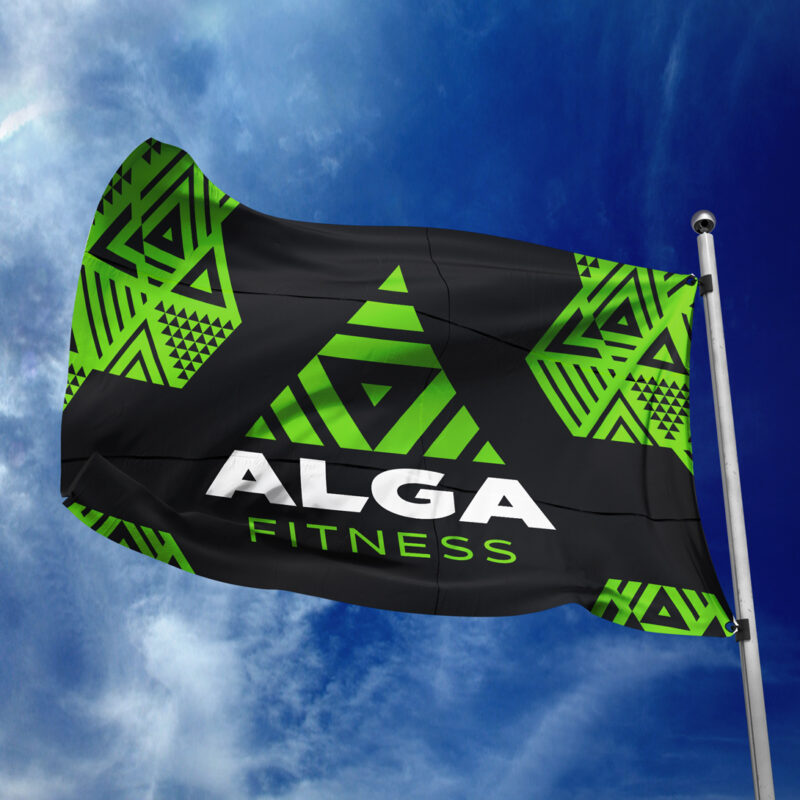 Логотип и фирменный стиль <br> фитнес-клуба «Alga Fitness»