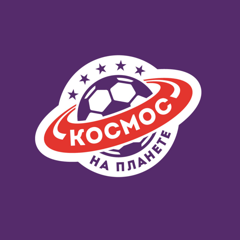 Логотип детского футбольного клуба «Космос на Планете»