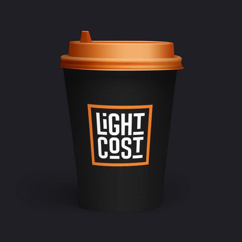 Логотип и фирменный стиль <br> сети гастробаров «Light Cost»